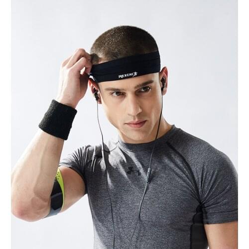 Sports Headband Men And Women Silicone Sweat Guide Belt Forehead Scarf Running Basketball Fitness Hair Band