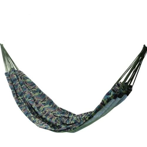 Tactics Camouflage double canvas hammock couple outdoor swing Portable Travel Camping Hiking 2 person hanging sleep