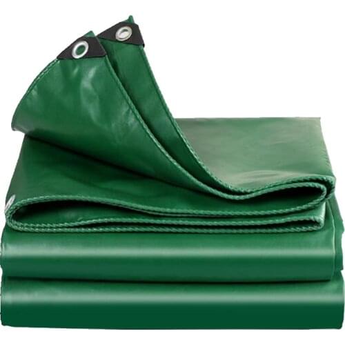 Thicken Green Waterproof Tarpaulin for Home Garden Rain Sail Outdoor Sun Shade Sail Customized Size