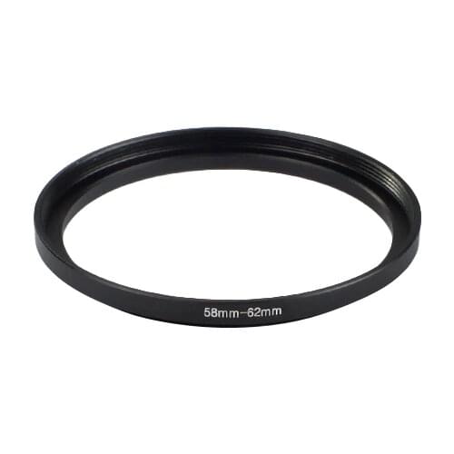Pixco 58mm-62mm/67mm/72mm/82mm /67mm/72mm/82mm Step-up Metal Filter Adapter Ring / 58mm Lens to 62mm/67mm/72mm/82mm Accessory