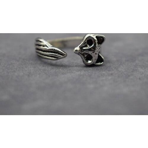 Vintage Fox Rings Fashion Retro Style Adjustable Fox Rings For Women Men Fox Jewellery