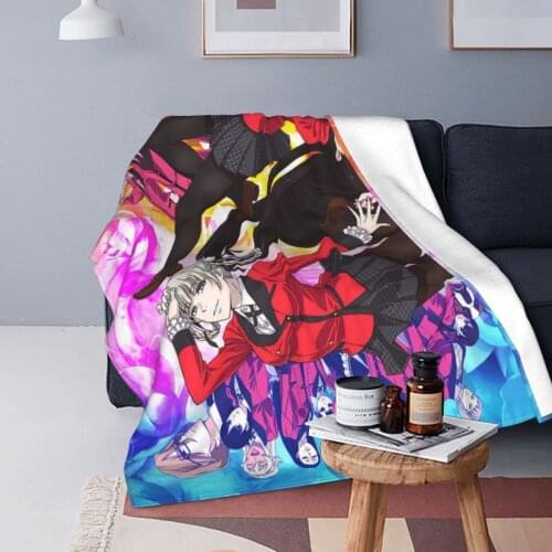 Kakegurui Blankets Flannel All Season Manga Multi-function Ultra-Soft Throw Blankets for Bedding Couch Bedspreads