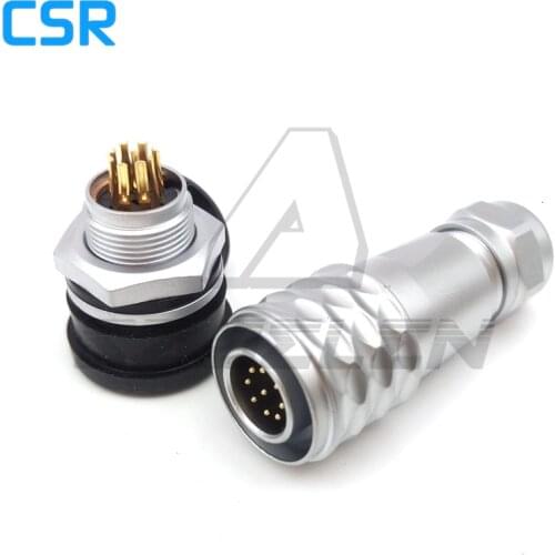 WEIPU SF12 9pin Panel Mount Circular Waterproof connector plug socket IP67,Electrical power cable connector