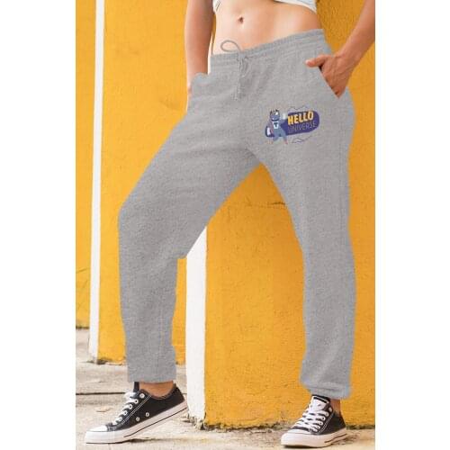 Angemiel Wear Hello Universe Gray Women Sweatpants