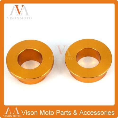 Gold CNC Rear Wheel Hub Axle Spacers For Suzuki DRZ400 DRZ400S DRZ400E 2000-2015 RMX250 1996 Supermoto Racing