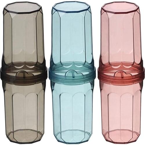 1 Pcs Home Accessories Toothbrush Storage Cover Case Translucent Easy To Carry Large Capacity Toothbrush Storages Cup For Travel