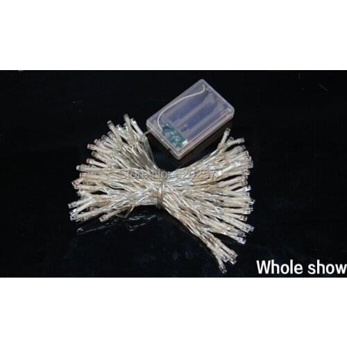 2Meter 20leds battery string lights 3pcs AA battery operated lights for christmas outdoor usage