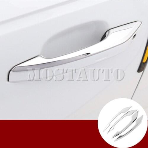 For Audi A5 4 Door Stainless Steel Exterior Car Door Handle Cover Trim 2017-2020 4pcs Car Accessories Interior Car Decor