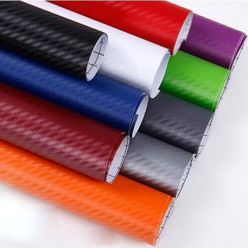 60x127cm 3D Carbon Fiber Vinyl Car Wrap Sheet Roll Film Car Stickers Decoration Auto Styling Accessories Automobiles
