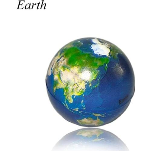 9 Planets Moon Star Ball Early Education Foaming Children Great Toy Bouncy 6.3cm Color Printing Sponge Soft Great Present Ball