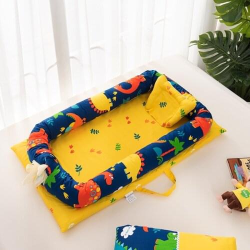 Kangobaby #My Soft Life# Newborn Travel Nest Baby Bed Portable Crib Help Sleeping Cotton Infant Cradle