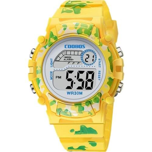 Childrens Watch Colorful Luminous Waterproof Multi-function Male And Female Students Digital Electronic Watches