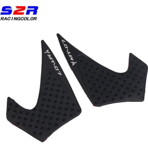 For Yamaha MT-07 MT07 MT 07 2014 2015 2016 2017 Tank Pad Fuel Tank Oil Box Sticker Non-slip Motorcycle Parts Knee Grip Stickers