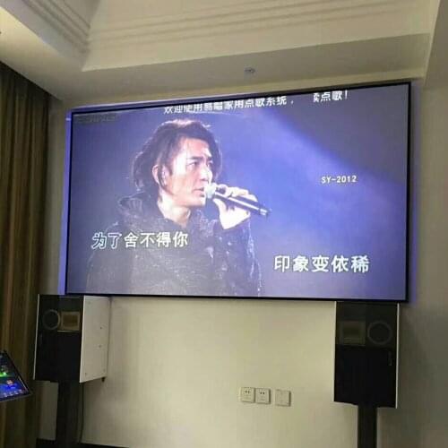 Economical Buy Home Theater PVC Soft Matt White 100 Inch 16:9 HD Fixed Frame Projector Screen