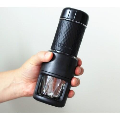 STARESSO Second generation coffee powder Portable outdoor coffee maker/15BAR Italian Concentrate Coffee machine Manual Capsule