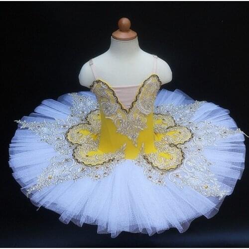Professional Ballet Tutu Child Kids Girls Adulto Swan Lake Dress Women Pancake Tutu Ballerina Dance dress Costumes in stock