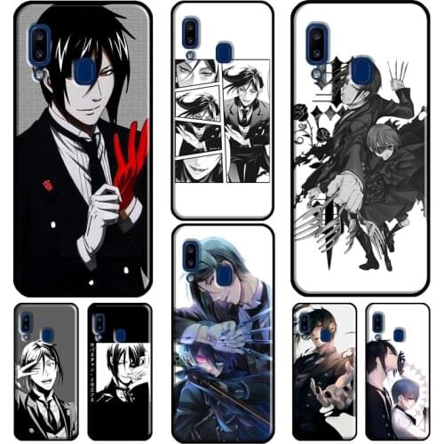 Sebastian Black Butler Kuroshitsuji For Samsung Galaxy A52 A72 A32 A12 A10 A40 A50 A70 A21S A20e A11 A31 A41 A51 A71 Phone Cover