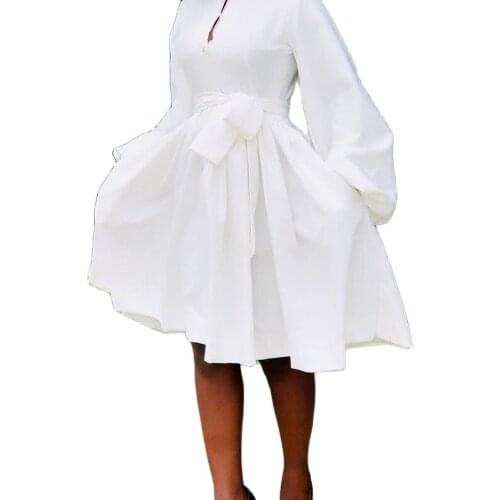 SLLINK Fashionable Shirt Dresses