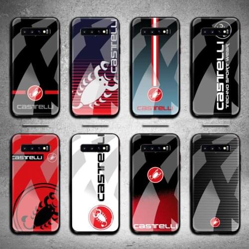 Bicycle Clothing Brand Castellis Phone Case Tempered Glass For Samsung S20 Plus S7 S8 S9 S10 Note 8 9 10 Plus