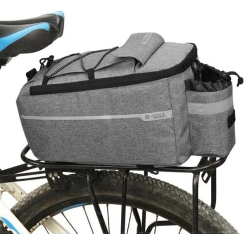B-SOUL Mountain Bike Rear Carry Bag Electric Folding Shelf Bag Riding Equipment Camel Bag Accessories Rear Seat Bag