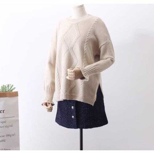 Jumper Cotton Full Top Blusas De Inverno Feminina 2018 Spring New Pattern Pullover Knitting Woman Autumn And Winter Long Sleeve