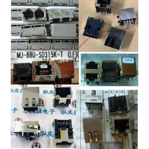 1PCS RJ45 Network port connector 48146-0001 ASSMANN A-2004-2-4-LP/S-R TM5RSB-1616(50) ASSMANN A-2004-2-4