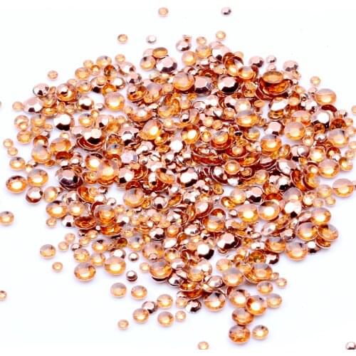 10g Gold/Copper/Silver Round Flatback Stickers Decorations DIY 3D Nails Art Nail Punk Studs Alloy Stickers