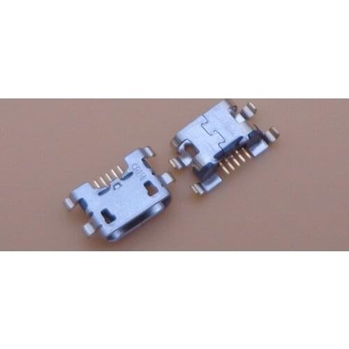 2pcs New Micro USB Jack Power jack connector Charging port Socket repair parts replacement