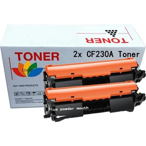 2 Pack CF230A CF240A Toner for LaserJet Pro M203d / M203dn / M203dw MFP M227fdn / M227fdw / M227sdn (No chip)