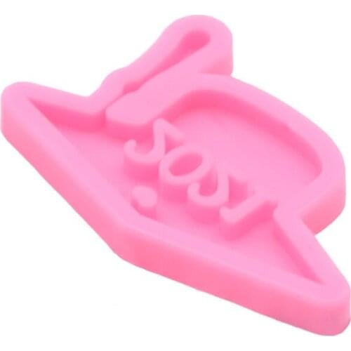 2021 Graduation Bachelor Cap Keychain Epoxy Resin Mold Key Chain Silicone Mould U90E