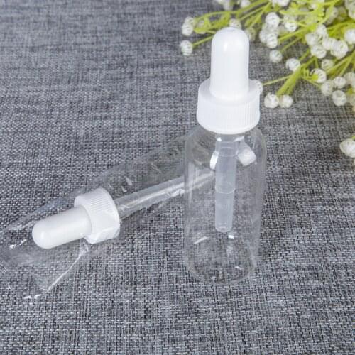 30x50ML Serum Plastic Bottle Cosmetic Packaging Sample Bottles Perfume Packaging Lotion plastic Dropper Bottle