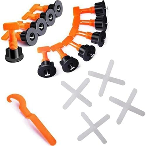 702Pcs T-Type Level Wedges Tile Spacers for Flooring Wall Tile Carrelage Leveling System Leveler Locator Spacers Plier