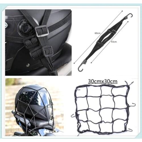 Motorcycle accessories mesh hook storage luggage cargo helmet net for SUZUKI GSXR1100 GSXR400 GT250 GT550 RG500 RGV250