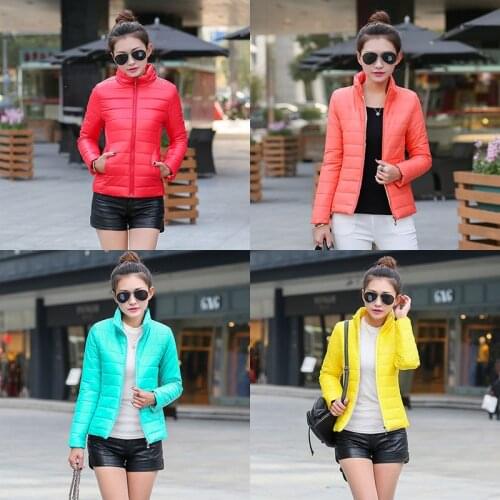 Cheap Good Quality!Women Slim Jacket Plus Size 3XL 2020 Winter Spring Autumn Female Coats Parka Fashion Short Style Stand Collar