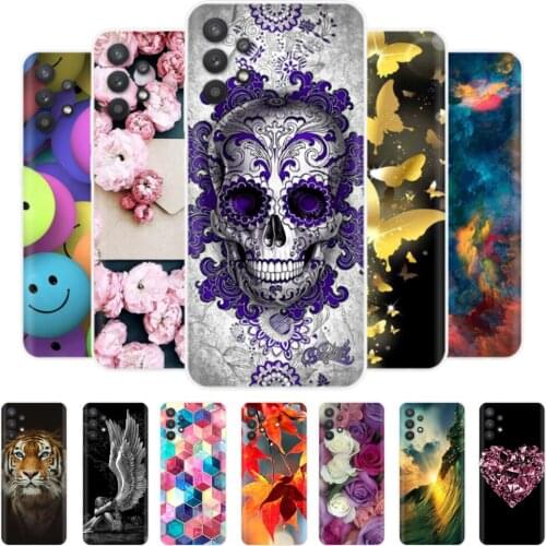 For Samsung A32 Silicone Case A325F A 32 4G Soft TPU Cover Case Shockproof Back Cover Phone Case for Samsung Galaxy A32 5G Cases