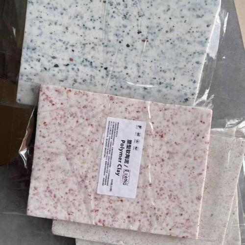 500g Polymer Clay Marble Granite Texture Effect Clay for Designer DIY Jewelry Sculpting Modeling Oven Bake Sprinkles Plastilina