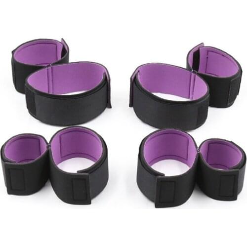 Hands And Leggings Sponge Velcro Handcuffs For Women Toys Sex Toys Sex Products Performance