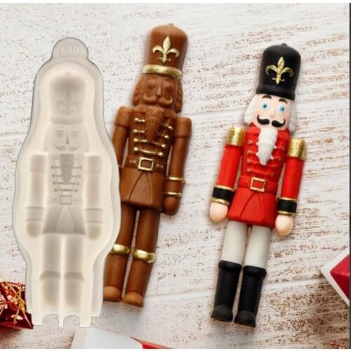 KLM New clown doll silicone mold Cake decorating tool DIY baking fondant mold