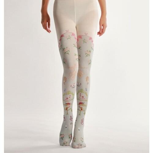 Retro Printed Pantyhose Dropship Suppliers tattoo-stockings One Size Legging