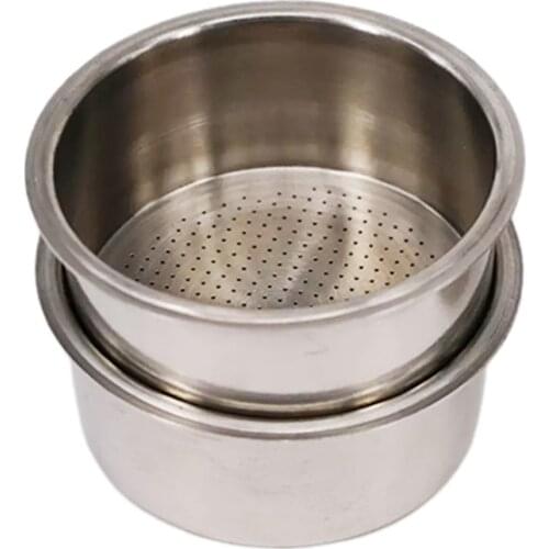 Coffee 2 Cup 51mm Non Pressurized Filter Basket For Breville Delonghi Krups Stainless Steel Breville Filter Basket Strainer NEW