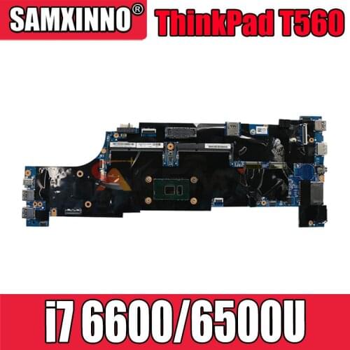 For Lenovo ThinkPad T560 laptop motherboard with CPU i7 6600/6500U tested 100% work FRU 01AY457 01AY332 01ER007