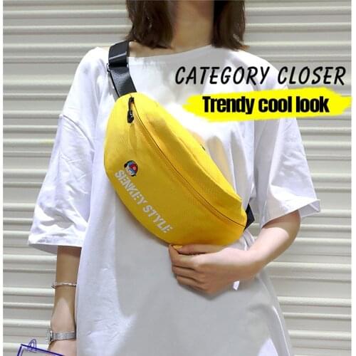 SENKEY 2021 Unisex Fashion Waist Bag Women Chest bag Oxford waterproof Shoulder Bag Messenger Bags Females Travel Crossbody Bag