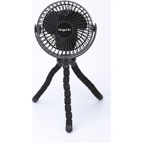 Night Light Fan Baby Stroller Mute Octopus Fan Student Dormitory Octopus Fan Lamp portable air stroller fan mini fan