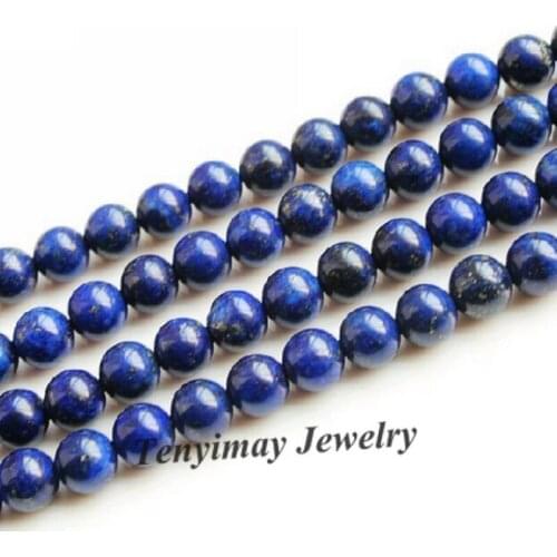 Wholesale 2 Strands(32pcs/strand) 12mm Lapis Lazuli Beads For Jewelry DIY Natural Lazurite Beads