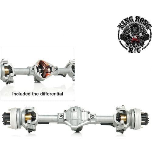 Kingkong RC 184mm Powered Front Axle for 1/12 Scale 6x6 Soviet ZIS-151/CA30 Tamiya R/C Truck D-E049