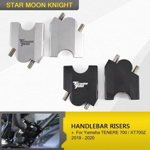 Motorcycle HandleBar Riser Handle Bar Mount Clamp Adapter For Yamaha Tenere 700 Tenere700 XT700Z XTZ 700 T7 T700 2019