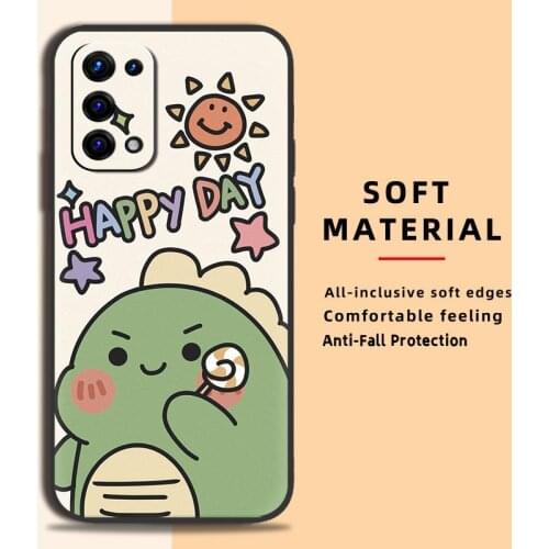 Shockproof TPU Phone Case For OPPO A74 5G/A54 5G New Arrival Full wrap Cute New Anti-dust Original