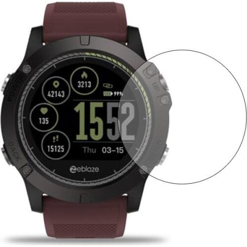 Smartwatch Tempered Glass Protective Film Ultra Clear Guard For Zeblaze VIBE 3 HR Smart Watch LCD Display Screen Protector Cover