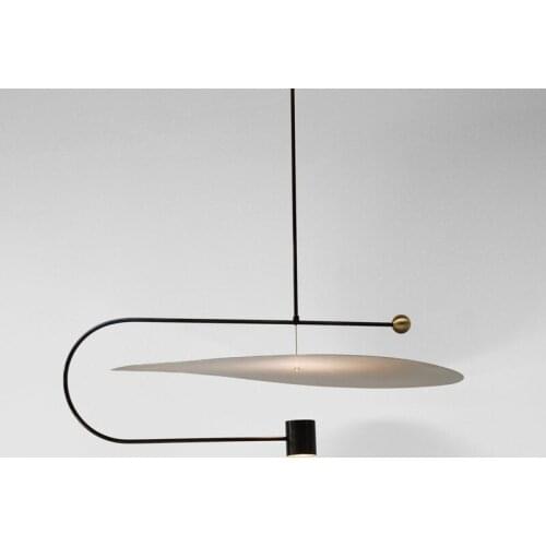 Post-modern Minimalist Led Pendant Light Concise Designer Restaurant Dining Room Studio Suspension Light Fixtures Free Shipping