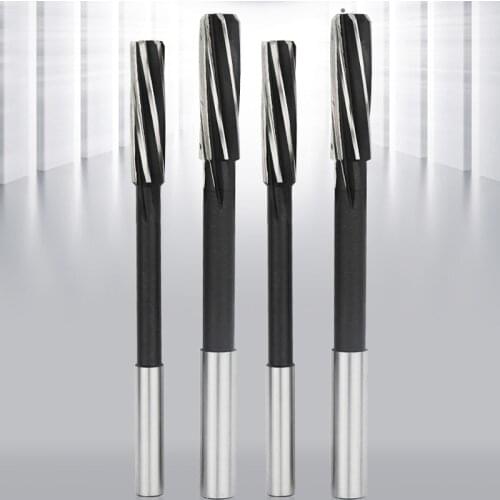 HSS-Cobalt Chucking Reamer Reaming Cutter Tools Tooling Straight Shank Helical Helix Reamer CNC Machining Tools D3 5.5 6.5 10H7